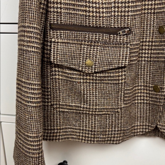 Vintage L.L. Bean Women's Brown Jacket with Elbow Patches - L - Picture 2 of 8